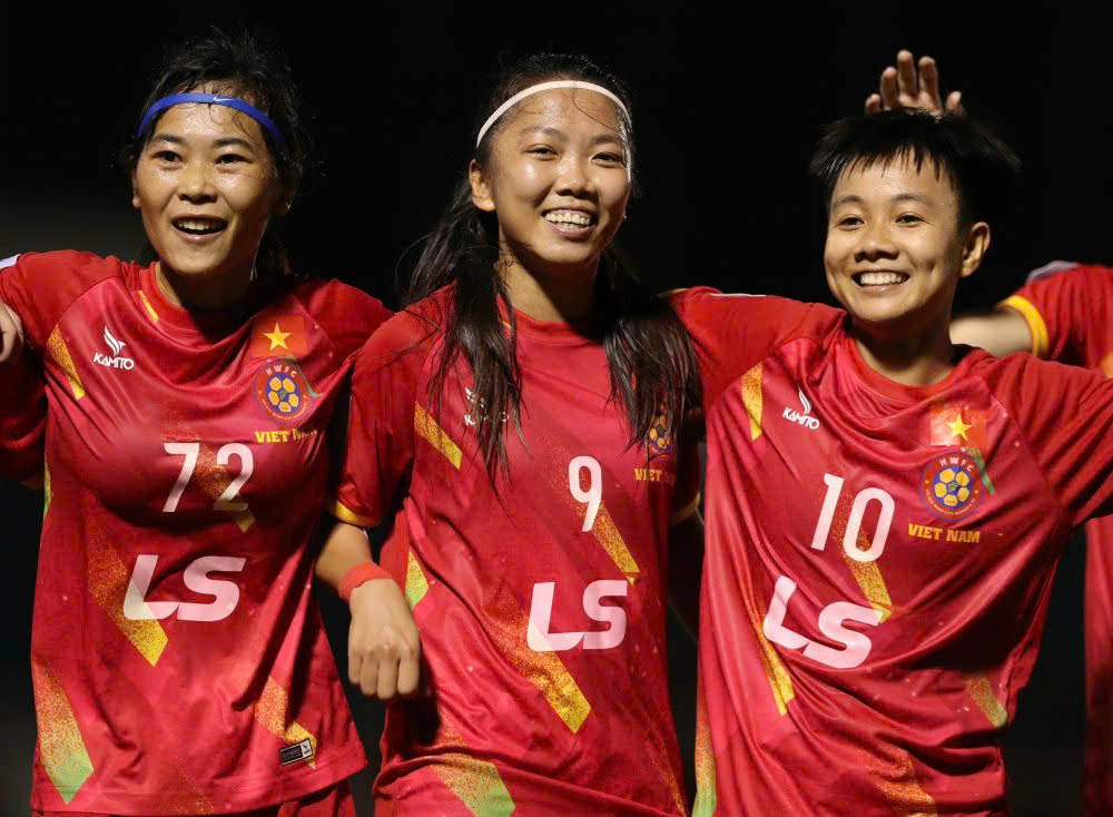 Chân sút số 1 tuyển nữ Việt Nam lọt top 5 vua phá lưới giải châu Á- Ảnh 1. Chân sút số 1 tuyển nữ Việt Nam lọt top 5 vua phá lưới giải châu Á- Ảnh 1.