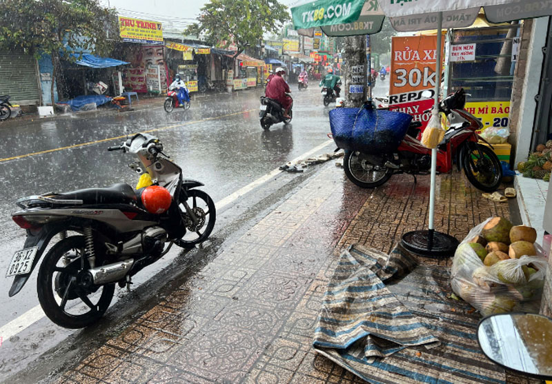 Hiện trường vụ tai nạn.