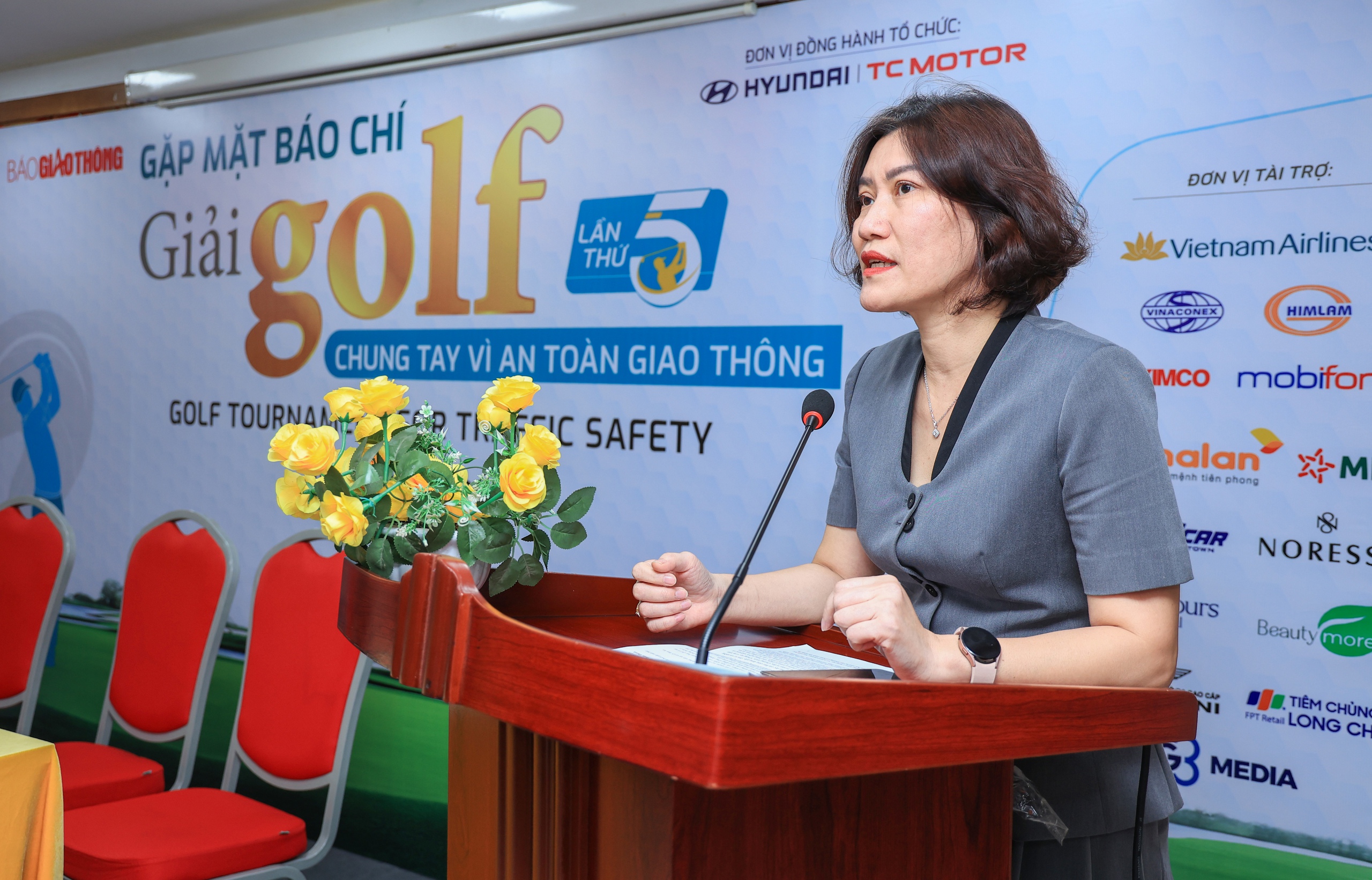 Giải Golf chung tay vì ATGT lần thứ 5: Viết tiếp những hành trình nhân ái- Ảnh 1.