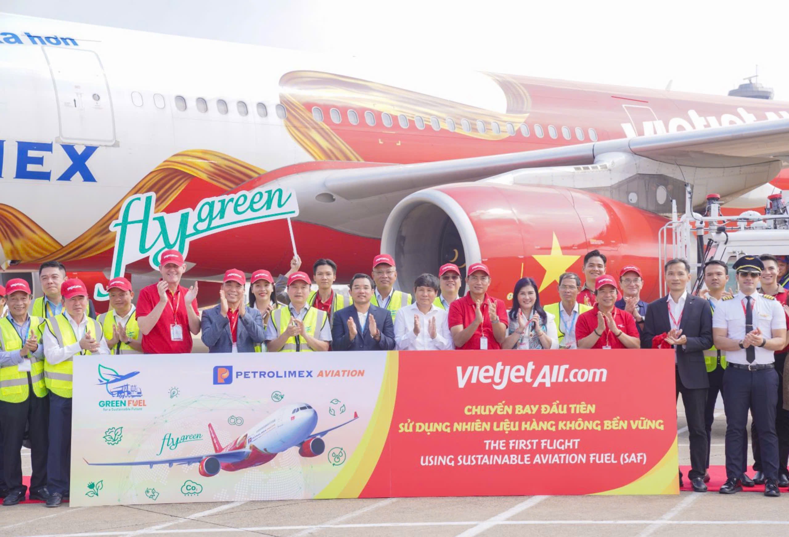 Vietjet có chuyến bay đầu tiên dùng nhiên liệu bền vững, giảm thải 80% carbon- Ảnh 3.