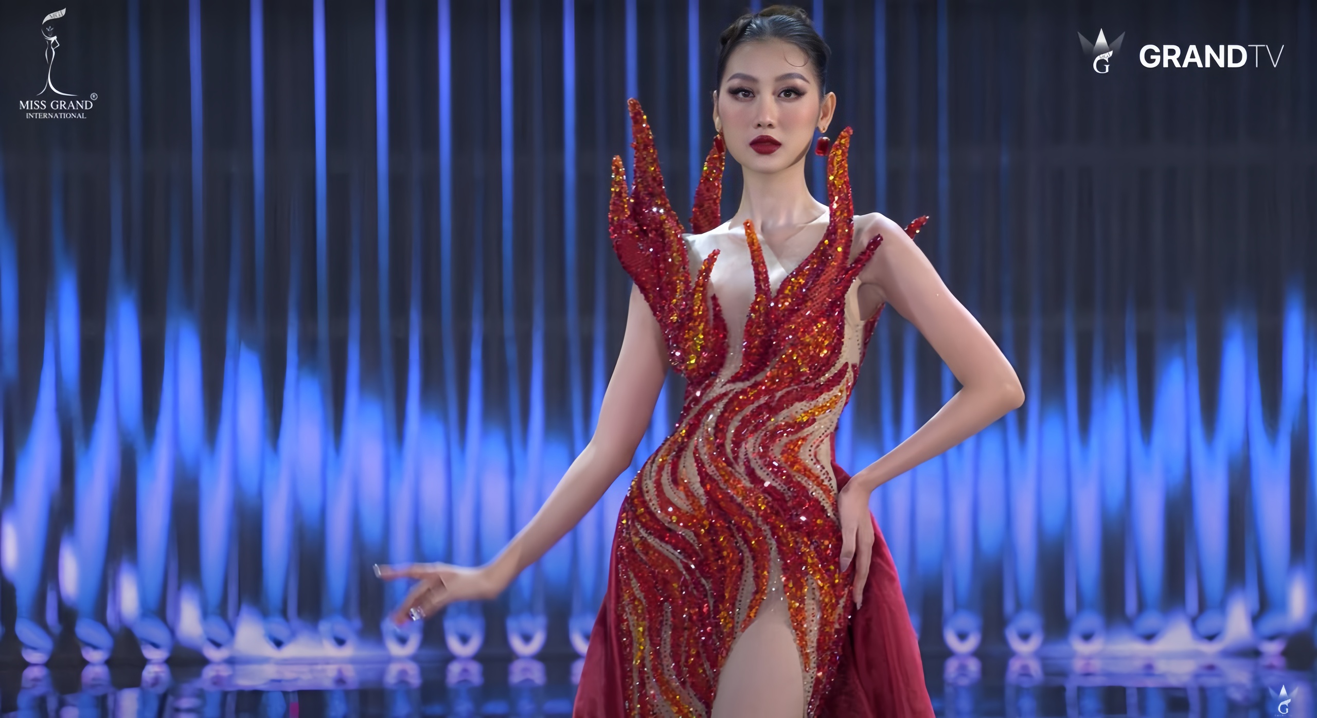 Hoa hậu Quế Anh gợi cảm với bikini tại Bán kết Miss Grand International 2024- Ảnh 6.