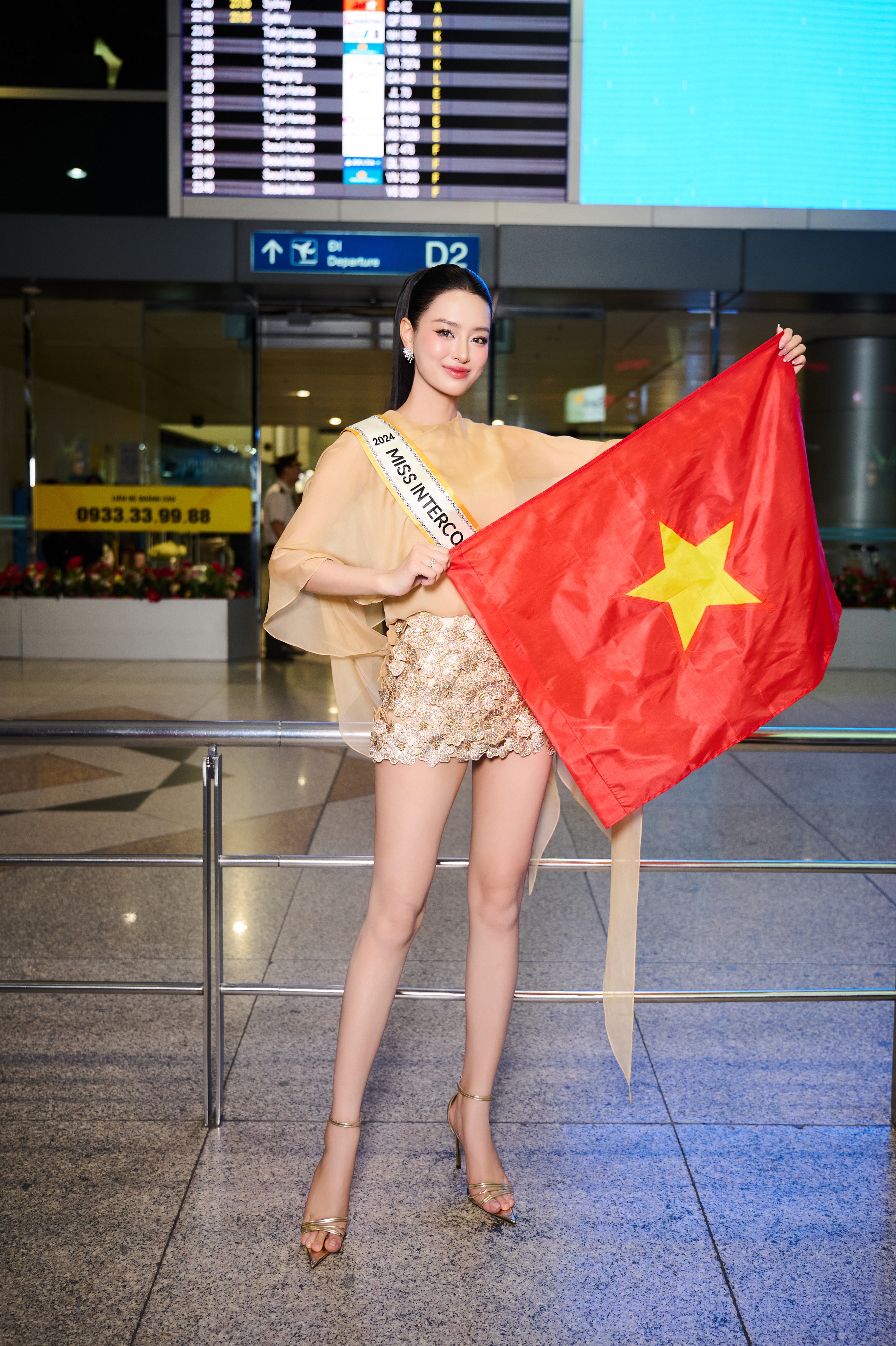 Á hậu Bùi Khánh Linh chính thức lên đường sang Ai Cập tham dự Miss Intercontinental 2024- Ảnh 8.