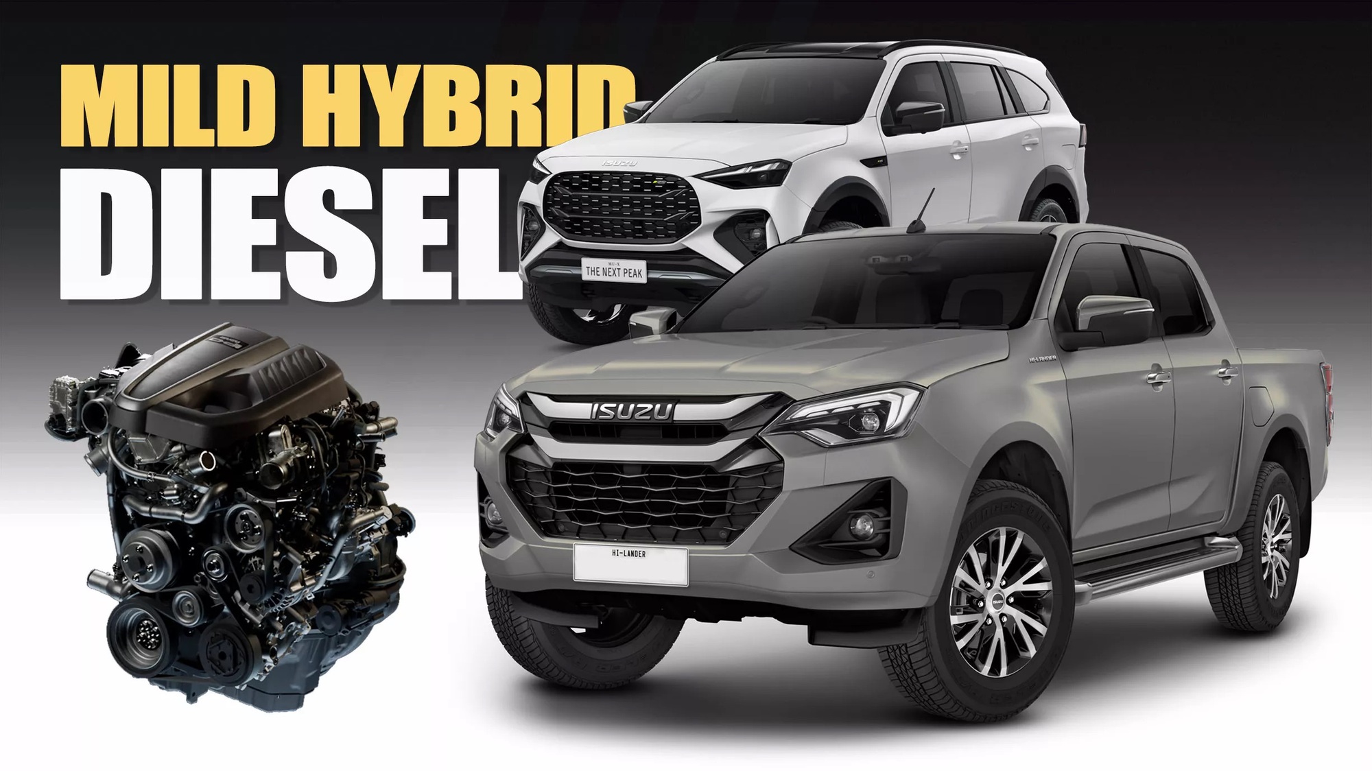 Isuzu D-Max và MU-X ra mắt phiên bản hybrid- Ảnh 1.