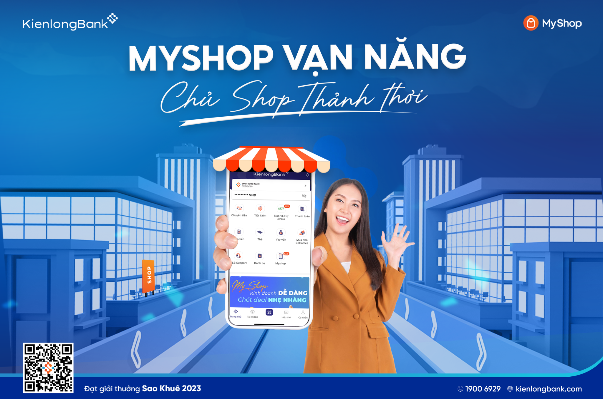 Chủ shop nhàn tênh với giải pháp chạm - quét để thanh toán của KienlongBank- Ảnh 1.