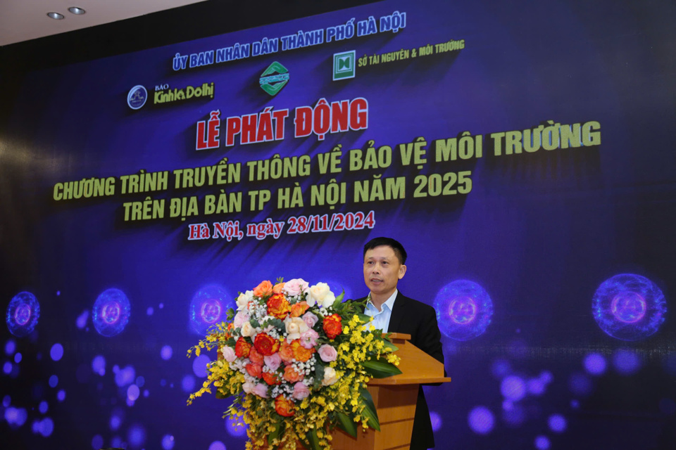 Trao giải cuộc thi viết về bảo vệ môi trường Hà Nội năm 2024- Ảnh 1.