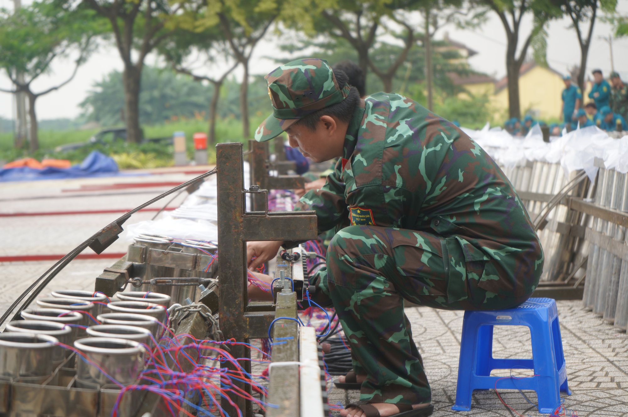 Trận địa pháo hoa của TP.HCM sẵn sàng khai hỏa chào đón năm mới 2025- Ảnh 7.