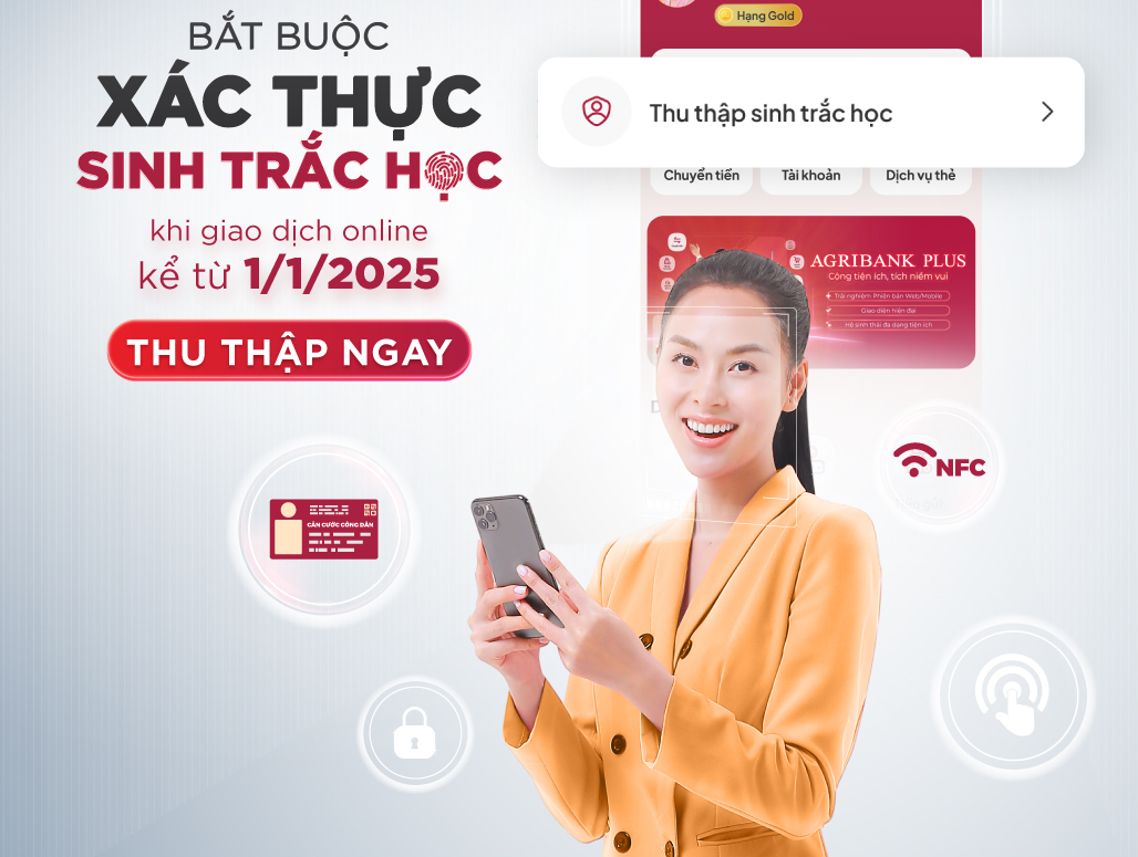 Từ 1/1/2025, chưa xác thực sinh trắc học bị dừng nhiều dịch vụ ngân hàng- Ảnh 1.