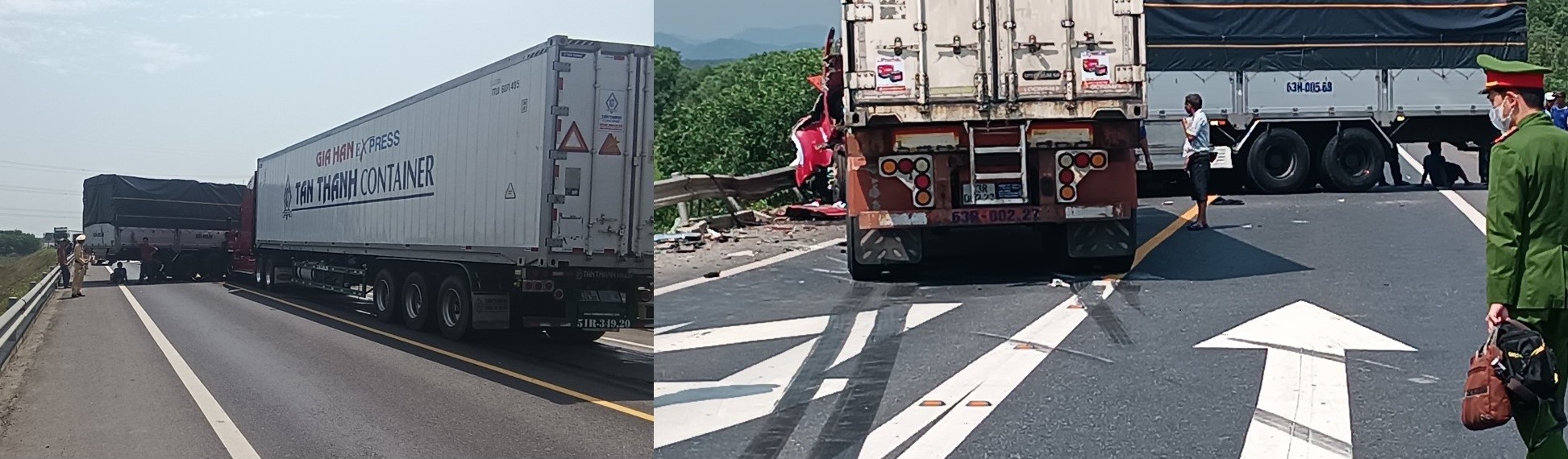 Hiện trường vụ tai nạn liên hoàn trên cao tốc Cam Lộ - La Sơn- Ảnh 6.