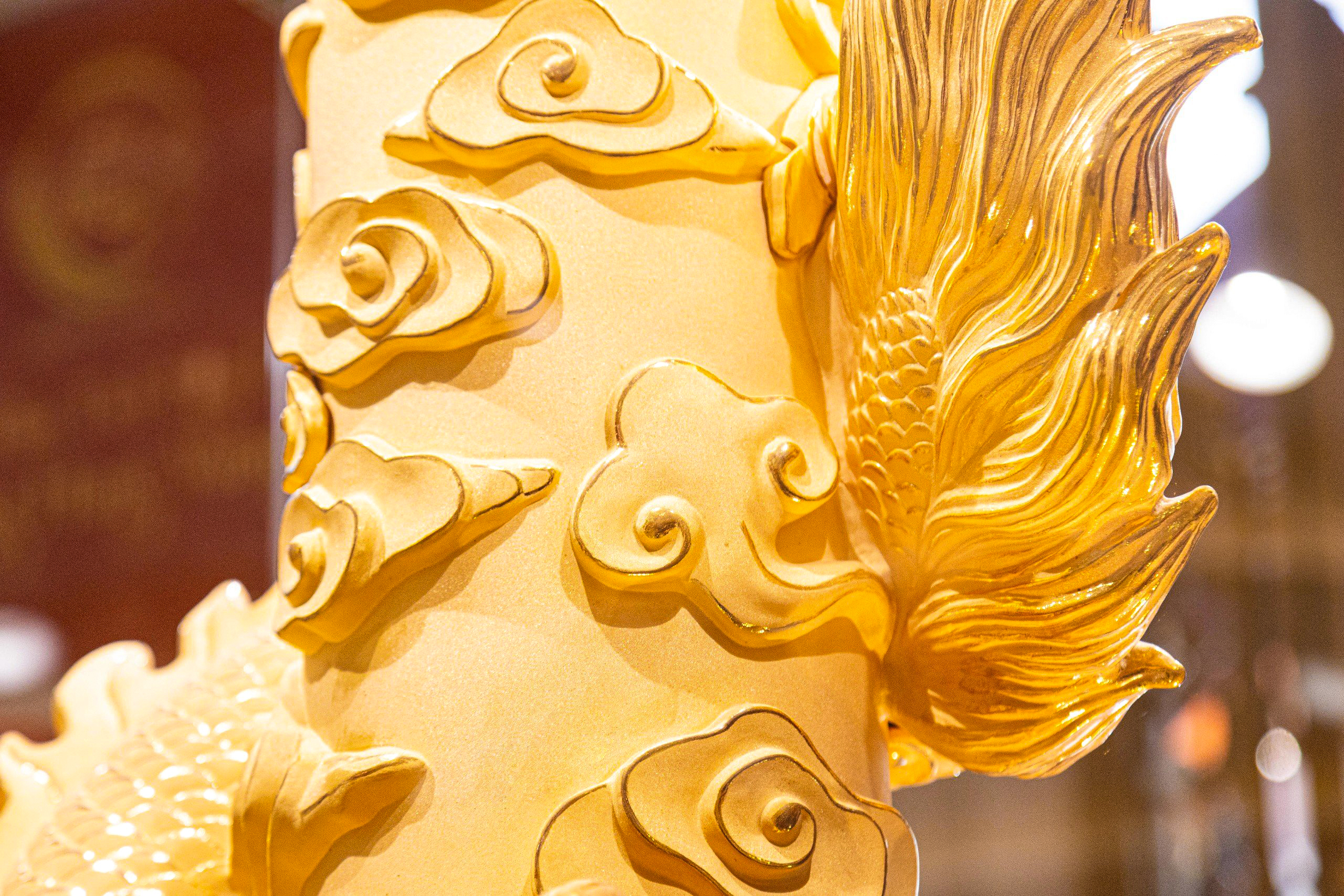 Chiêm ngưỡng tượng rồng phủ vàng 24K lớn nhất Việt Nam- Ảnh 6.