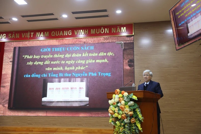 18.300 đảng viên nghe quán triệt cuốn sách của Tổng Bí thư về ngoại giao, đại đoàn kết- Ảnh 2.