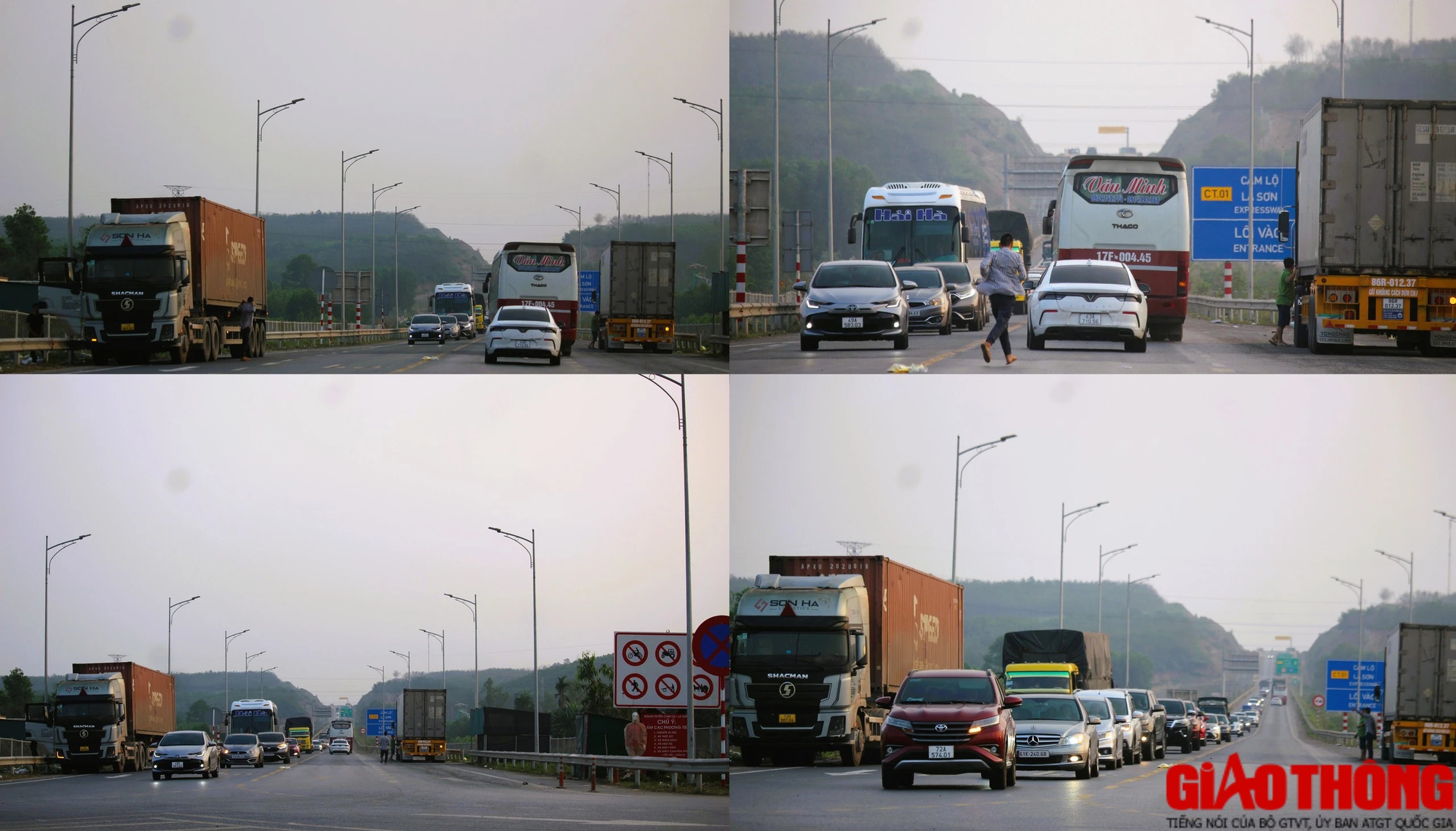 Cao tốc Cam Lộ - La Sơn nườm nượp xe cộ nối đuôi di chuyển về quê ăn Tết- Ảnh 5.