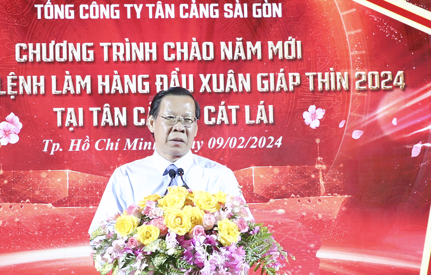 Tổng công ty Tân Cảng Sài Gòn phát lệnh làm hàng đầu xuân Giáp Thìn 2024- Ảnh 4.