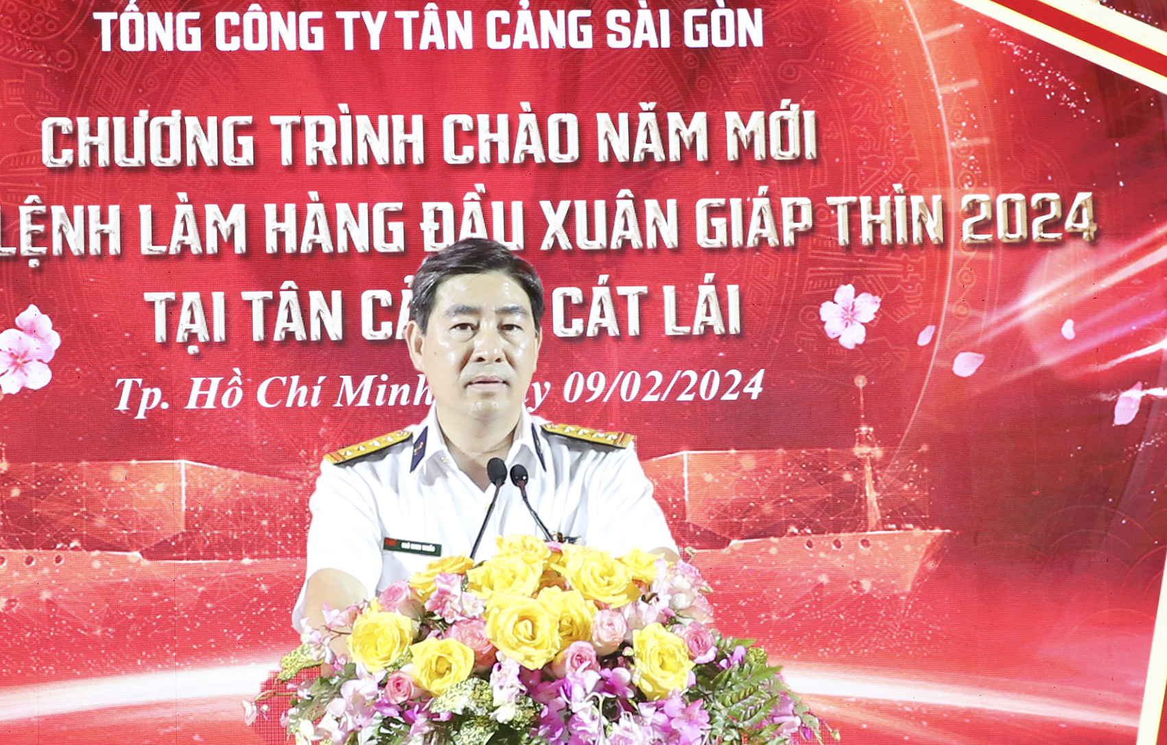Tổng công ty Tân Cảng Sài Gòn phát lệnh làm hàng đầu xuân Giáp Thìn 2024- Ảnh 2.