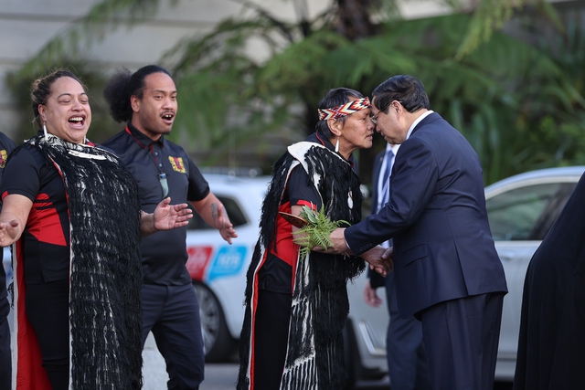 Những nghi thức đặc biệt trong lễ đón chính thức Thủ tướng tại New Zealand- Ảnh 2.