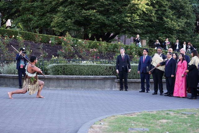 Những nghi thức đặc biệt trong lễ đón chính thức Thủ tướng tại New Zealand- Ảnh 4.