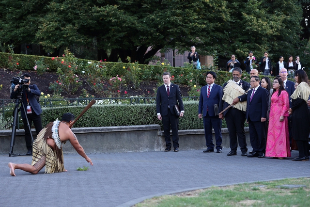Những nghi thức đặc biệt trong lễ đón chính thức Thủ tướng tại New Zealand- Ảnh 5.