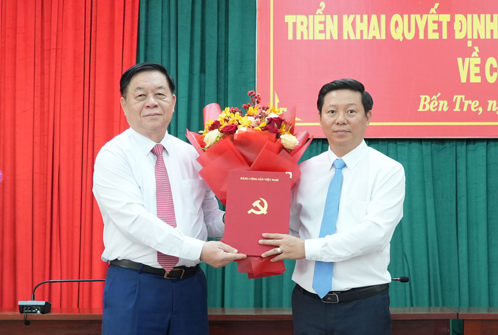 Ông Trần Thanh Lâm làm Phó bí thư Tỉnh ủy Bến Tre- Ảnh 1.