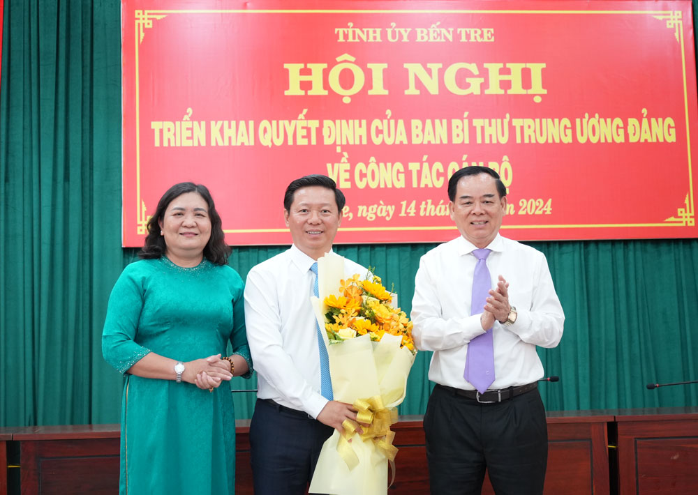 Ông Trần Thanh Lâm làm Phó bí thư Tỉnh ủy Bến Tre- Ảnh 2.