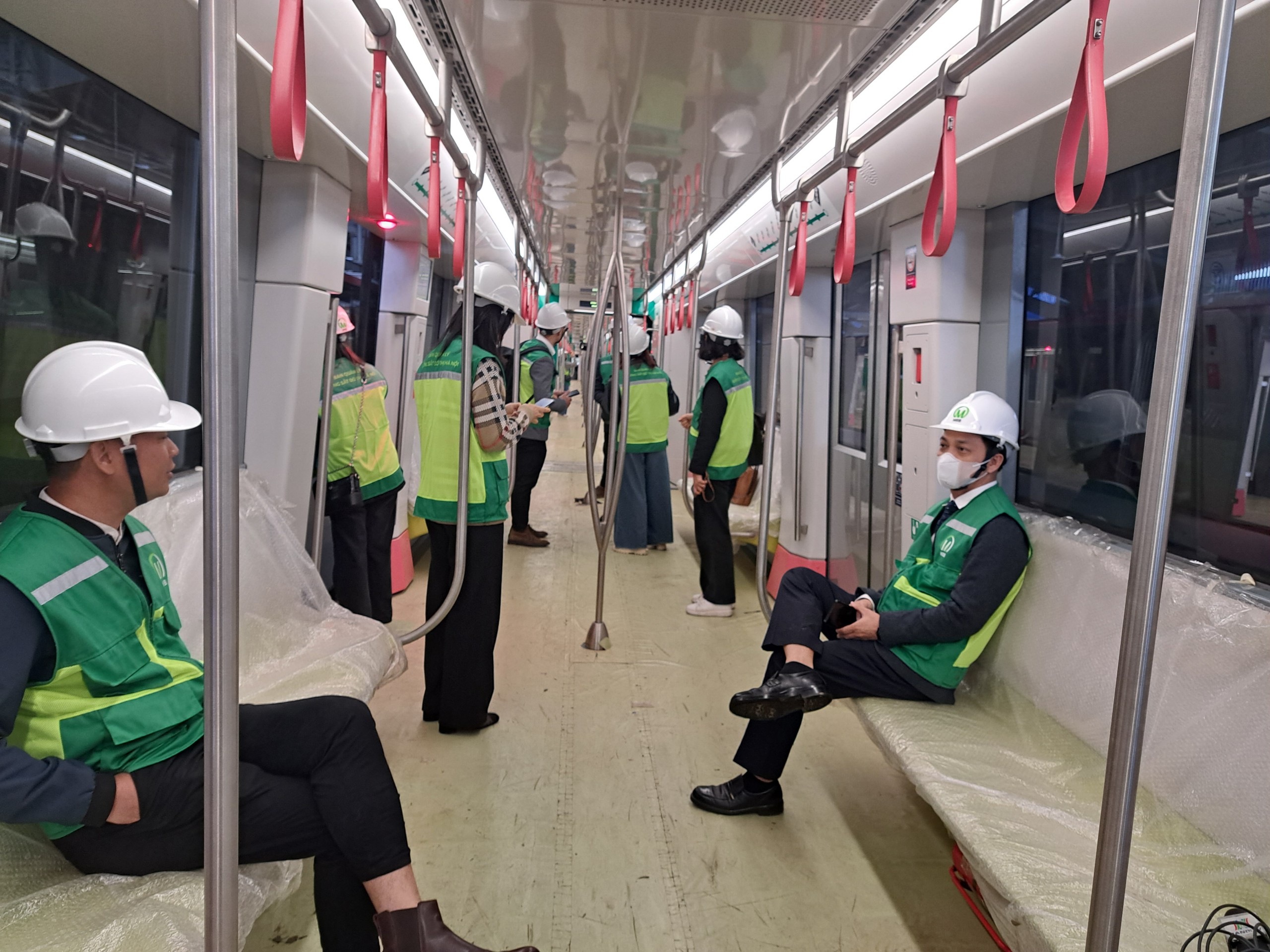 Chạy thử metro Nhổn - ga Hà Nội- Ảnh 1.
