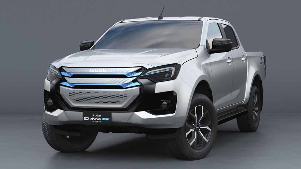 Isuzu trình làng mẫu bán tải D-Max thuần điện và phiên bản hybrid