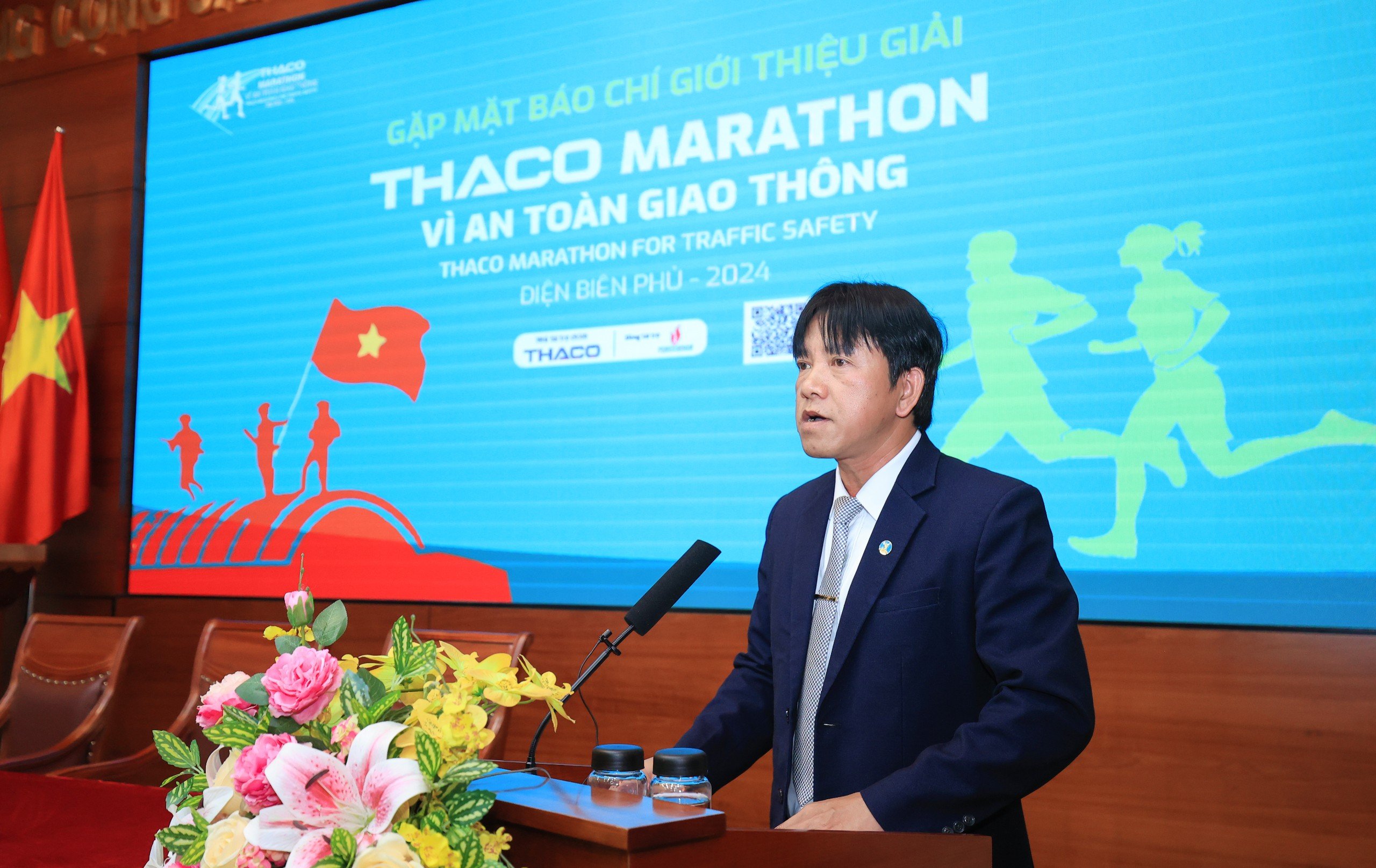 Điện Biên đã sẵn sàng cho Giải THACO Marathon Vì an toàn giao thông 2024- Ảnh 1.