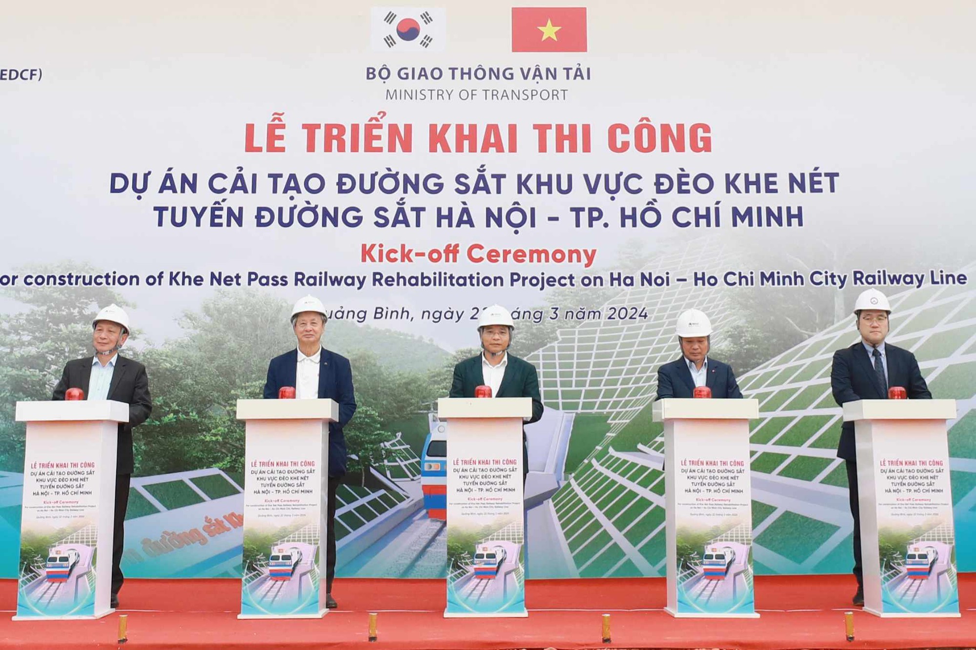 Bộ trưởng GTVT phát lệnh thi công dự án cải tạo đường sắt đèo Khe Nét- Ảnh 2.