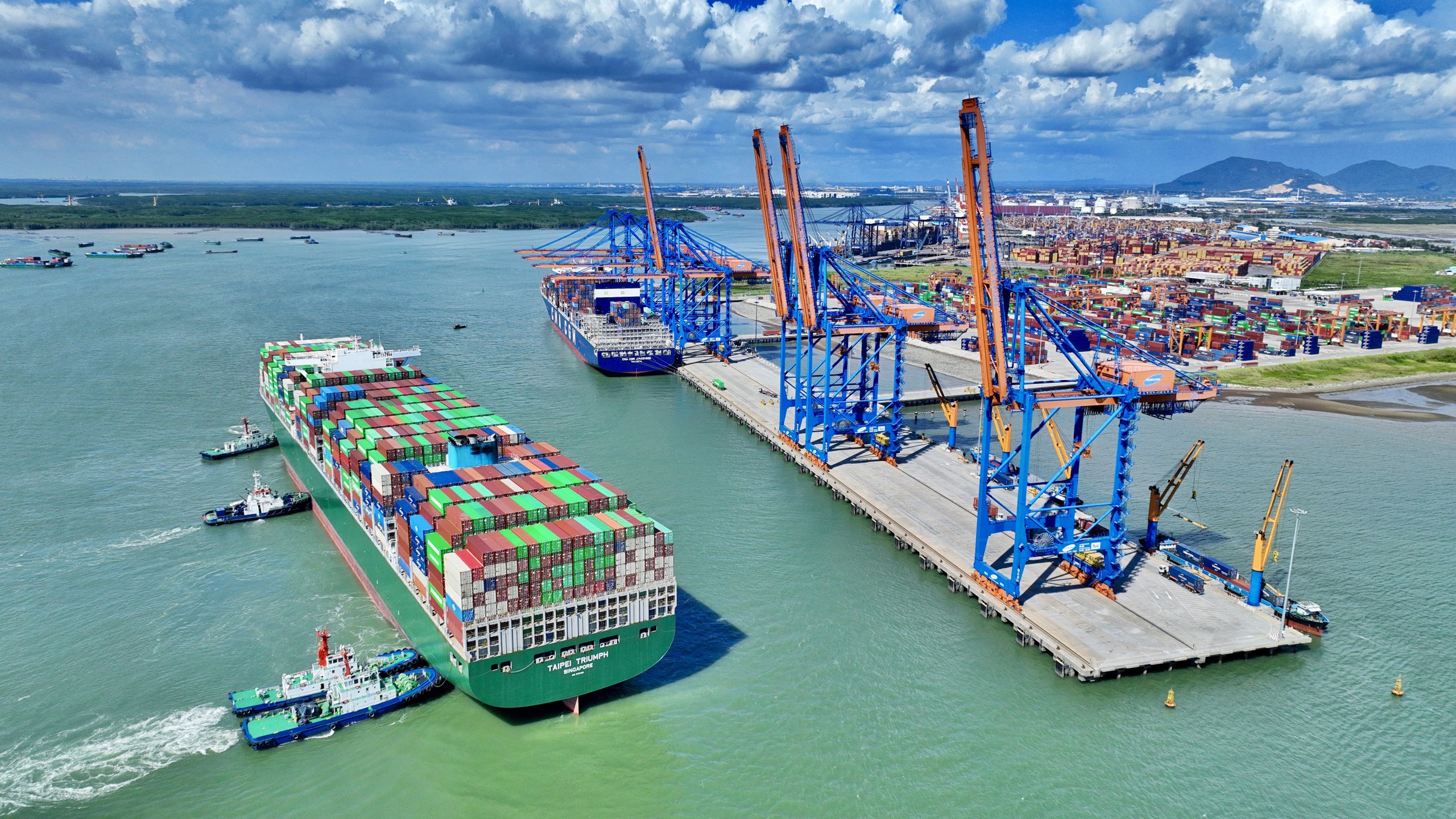 Việt Nam lọt top 3 ASEAN về tuyến dịch vụ vận chuyển container quốc tế- Ảnh 1.