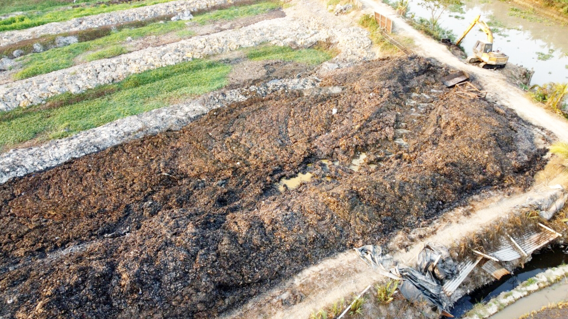 Người dân tố bãi rác công nghiệp núp bóng nuôi trùn quế gây ô nhiễm- Ảnh 1.