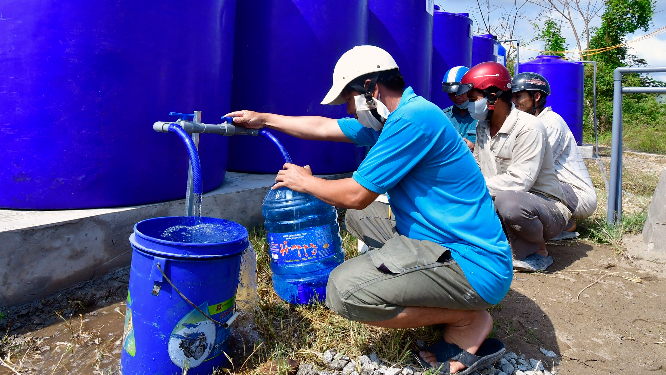 Cà Mau chi 10 tỷ hỗ trợ các hộ dân thiếu nước trong mùa hạn- Ảnh 3.