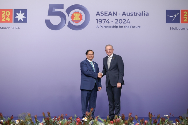 Thủ tướng dự nghi lễ đặc biệt trong lễ đón hội nghị Cấp cao ASEAN - Australia- Ảnh 1.