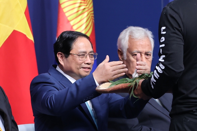 Thủ tướng dự nghi lễ đặc biệt trong lễ đón hội nghị Cấp cao ASEAN - Australia- Ảnh 4.
