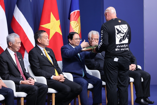 Thủ tướng dự nghi lễ đặc biệt trong lễ đón hội nghị Cấp cao ASEAN - Australia- Ảnh 3.