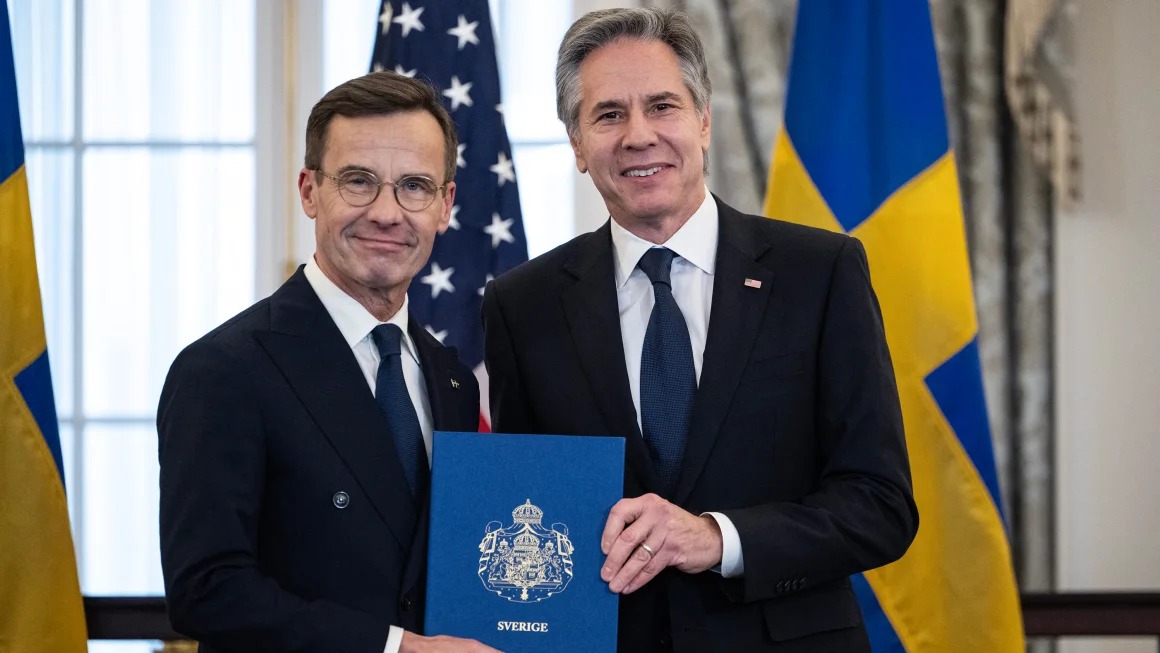 Thụy Điển đã chính thức trở thành thành viên thứ 32 của NATO. (Ảnh: CNN)
