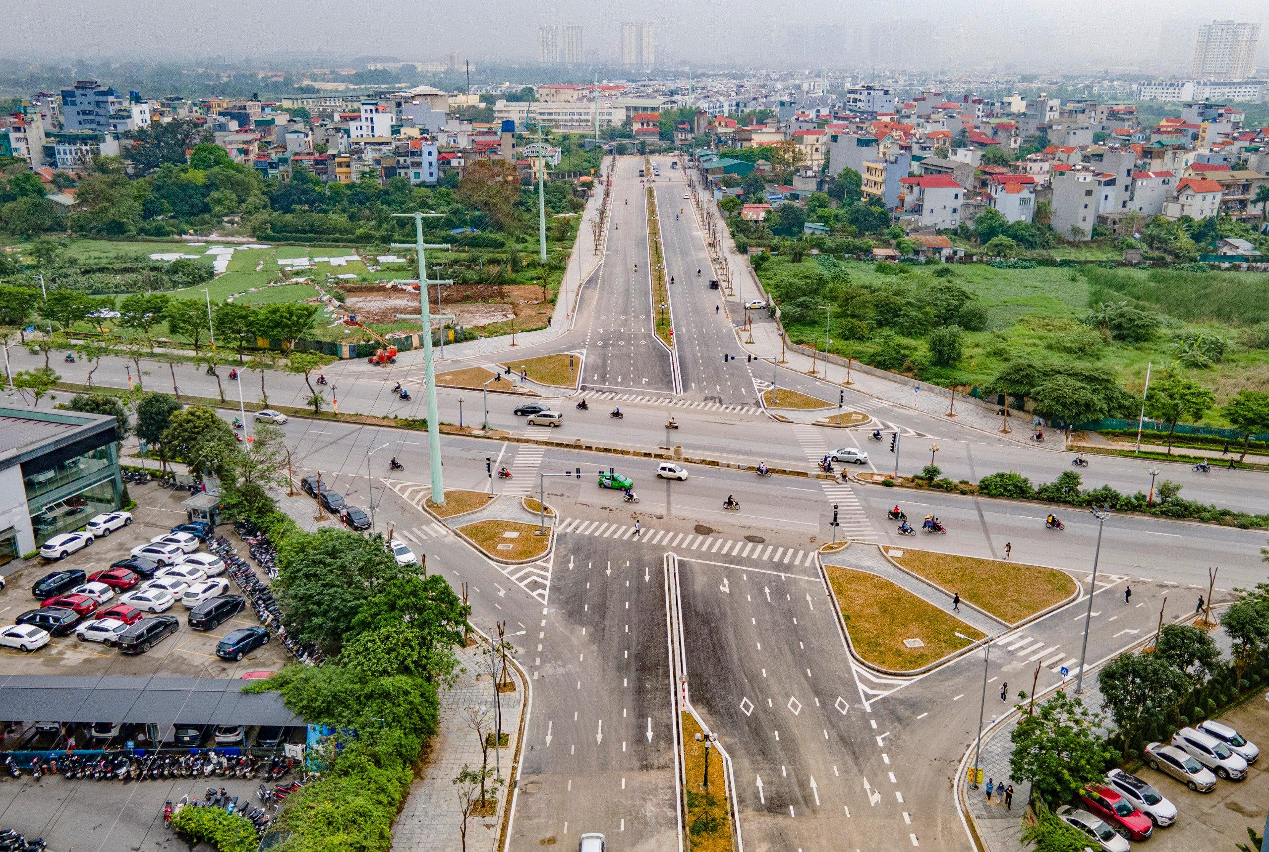 Đường nối khu đô thị Xuân Phương đi quốc lộ 32 vẫn dang dở sau nhiều năm thi công- Ảnh 1.