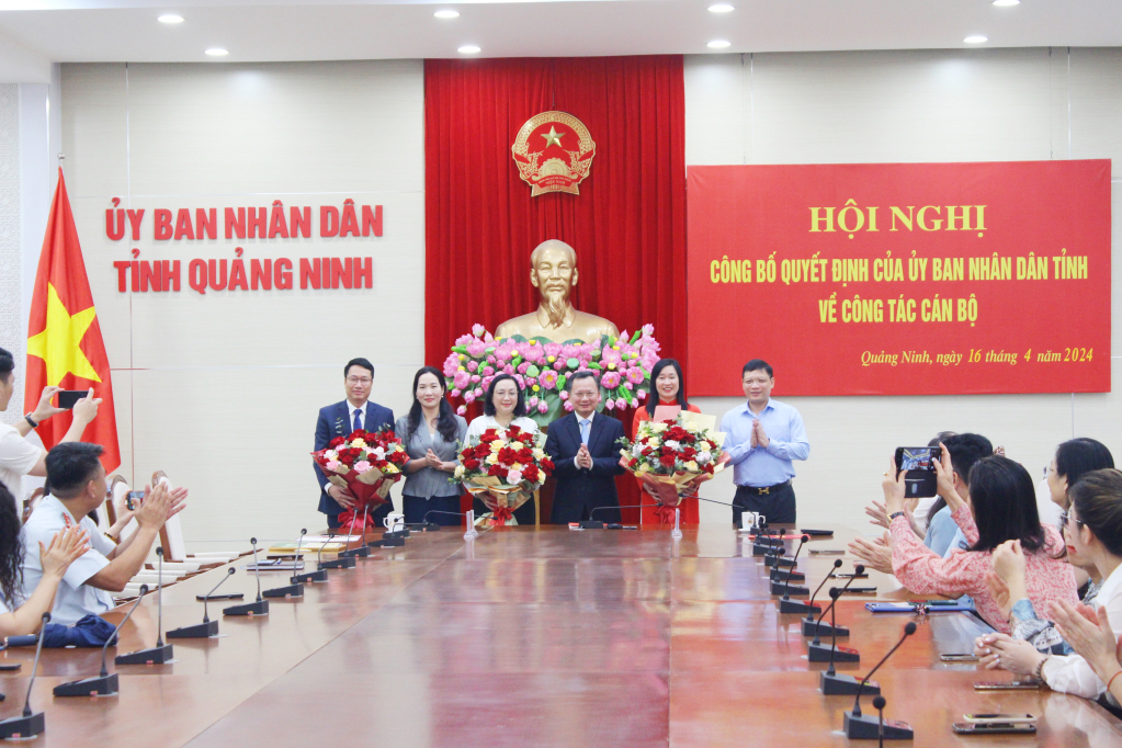 Quảng Ninh bổ nhiệm nhiều cán bộ chủ chốt cấp sở, ngành- Ảnh 1.