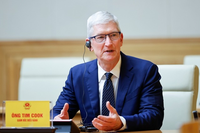 Gặp Thủ tướng, CEO Apple khẳng định sẽ mua nhiều hơn linh kiện đối tác sản xuất ở Việt Nam- Ảnh 6.