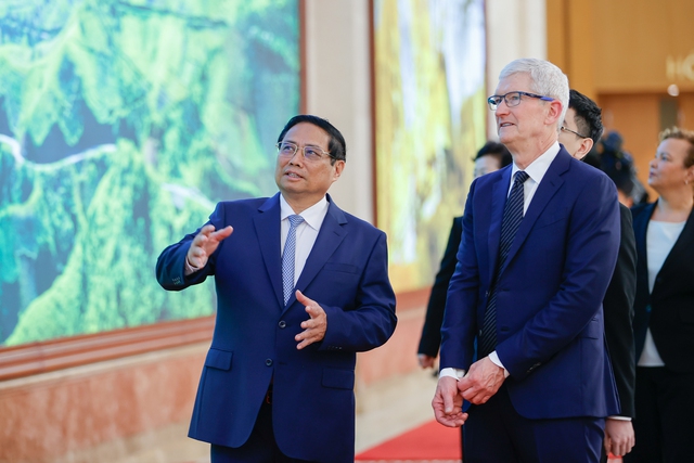 Gặp Thủ tướng, CEO Apple khẳng định sẽ mua nhiều hơn linh kiện đối tác sản xuất ở Việt Nam- Ảnh 3.