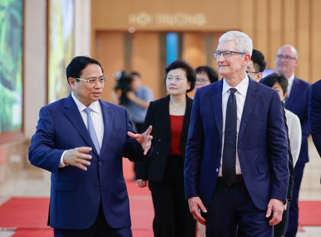 Gặp Thủ tướng, CEO Apple khẳng định sẽ mua nhiều hơn linh kiện đối tác sản xuất ở Việt Nam- Ảnh 2.
