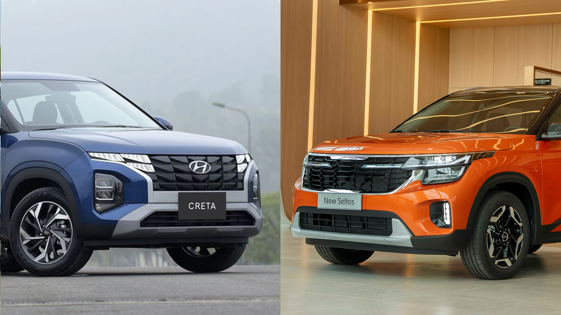 Xe SUV dưới 600 triệu đồng: Chọn Hyundai Creta hay Kia Seltos 2024?