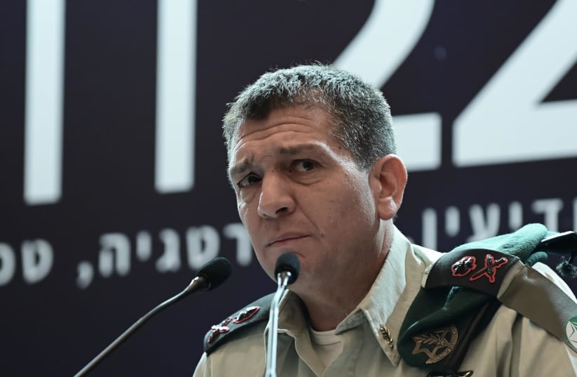 Thiếu tướng Aharon Haliva, Giám đốc Cơ quan tình báo quân sự Israel đã từ chức vì những sai lầm liên quan đến cuộc tấn công của Hamas vào lãnh thổ Israel hôm 7/10/2023. (Ảnh: Jerusalem Post)