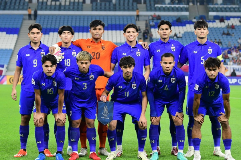Giải U23 châu Á: Để thua phút bù giờ, U23 Thái Lan bị loại đầy cay đắng- Ảnh 1.