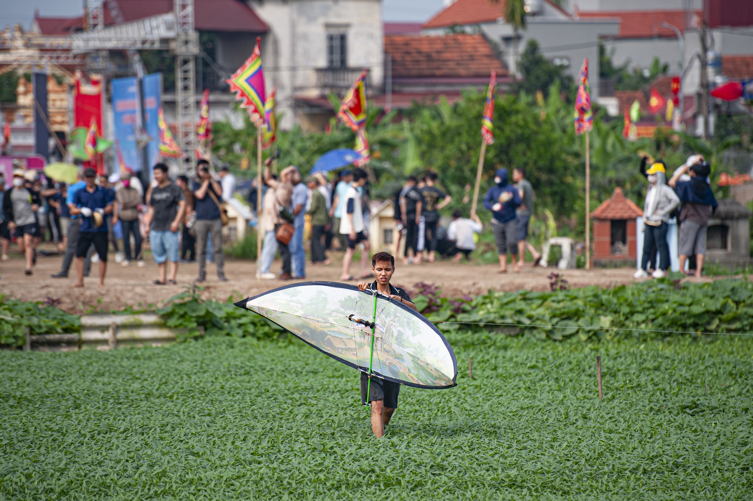 Độc đáo lễ hội thả diều làng Bá Dương Nội- Ảnh 9.