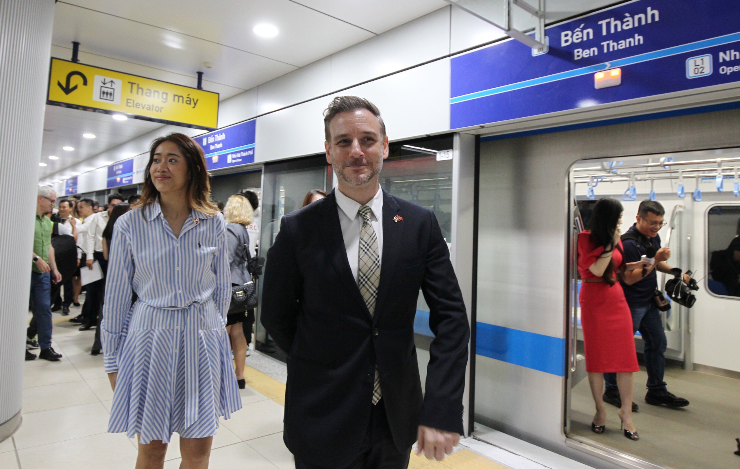 Những vị khách đặc biệt trải nghiệm metro Bến Thành - Suối Tiên- Ảnh 9.