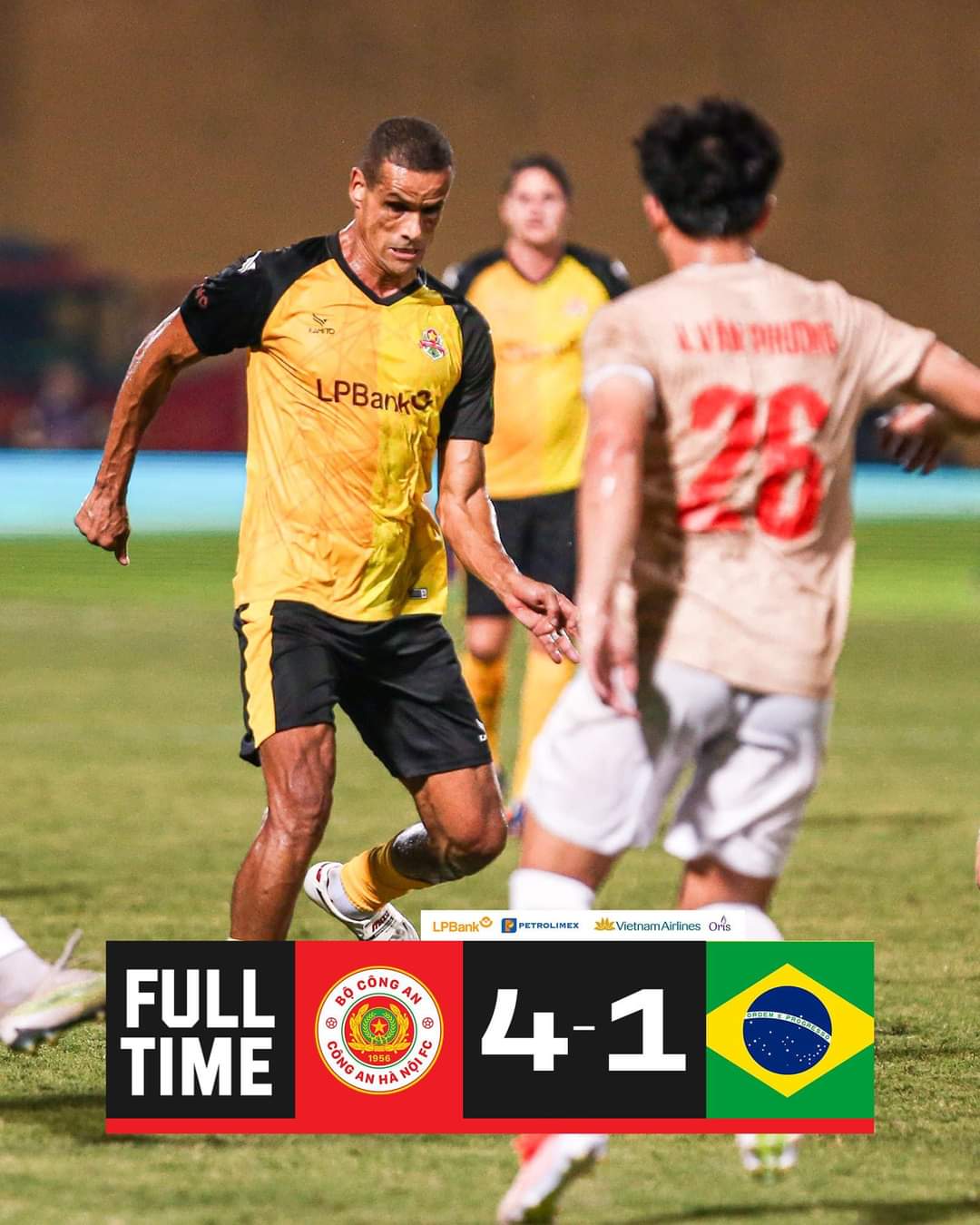 Nhà vô địch World Cup ghi bàn, đội huyền thoại Brazil vẫn thua tan nát CLB V-League- Ảnh 2.
