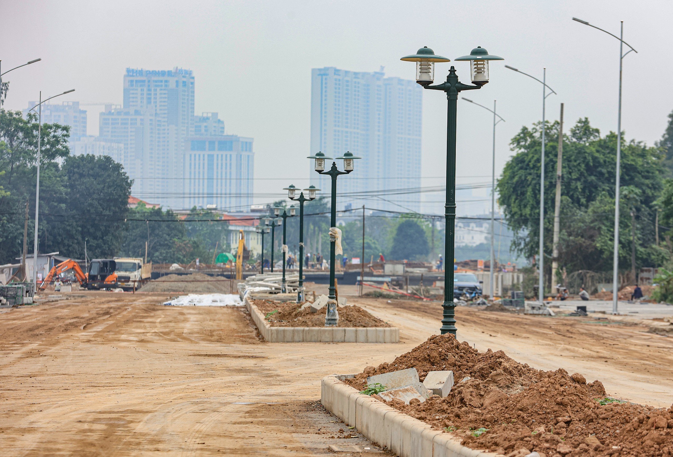 Ngắm tuyến đường hơn 700 tỷ nối đại lộ Thăng Long sắp thông xe- Ảnh 4.