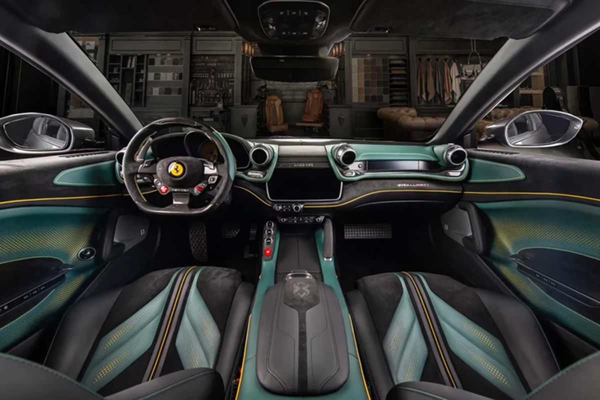 Nội thất Ferrari GTC4Lusso T lột xác nhờ gói độ hơn 800 triệu đồng- Ảnh 1.