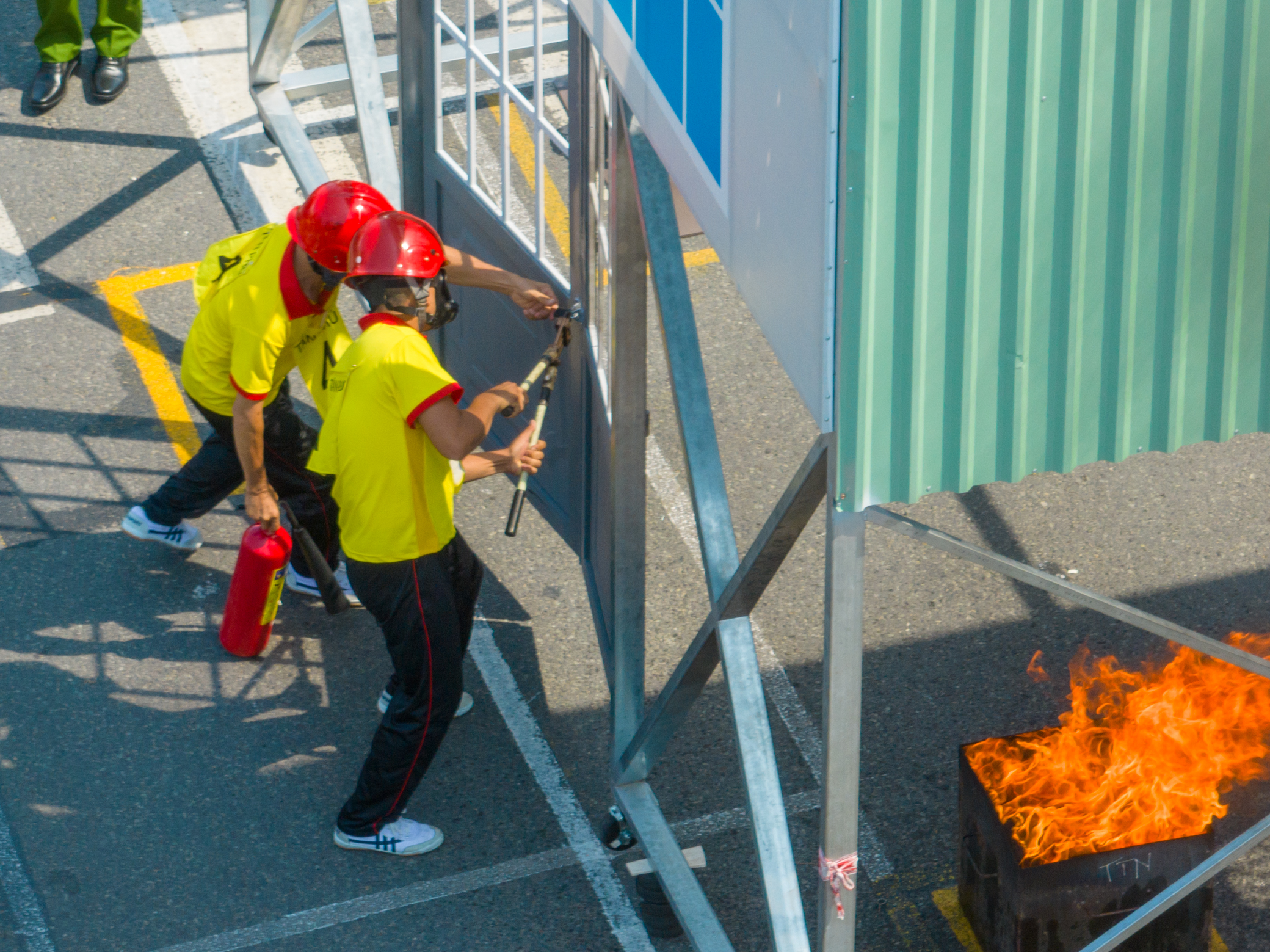 22 tổ liên gia an toàn phòng cháy, chữa cháy tranh tài nảy lửa tại TP.HCM- Ảnh 6.