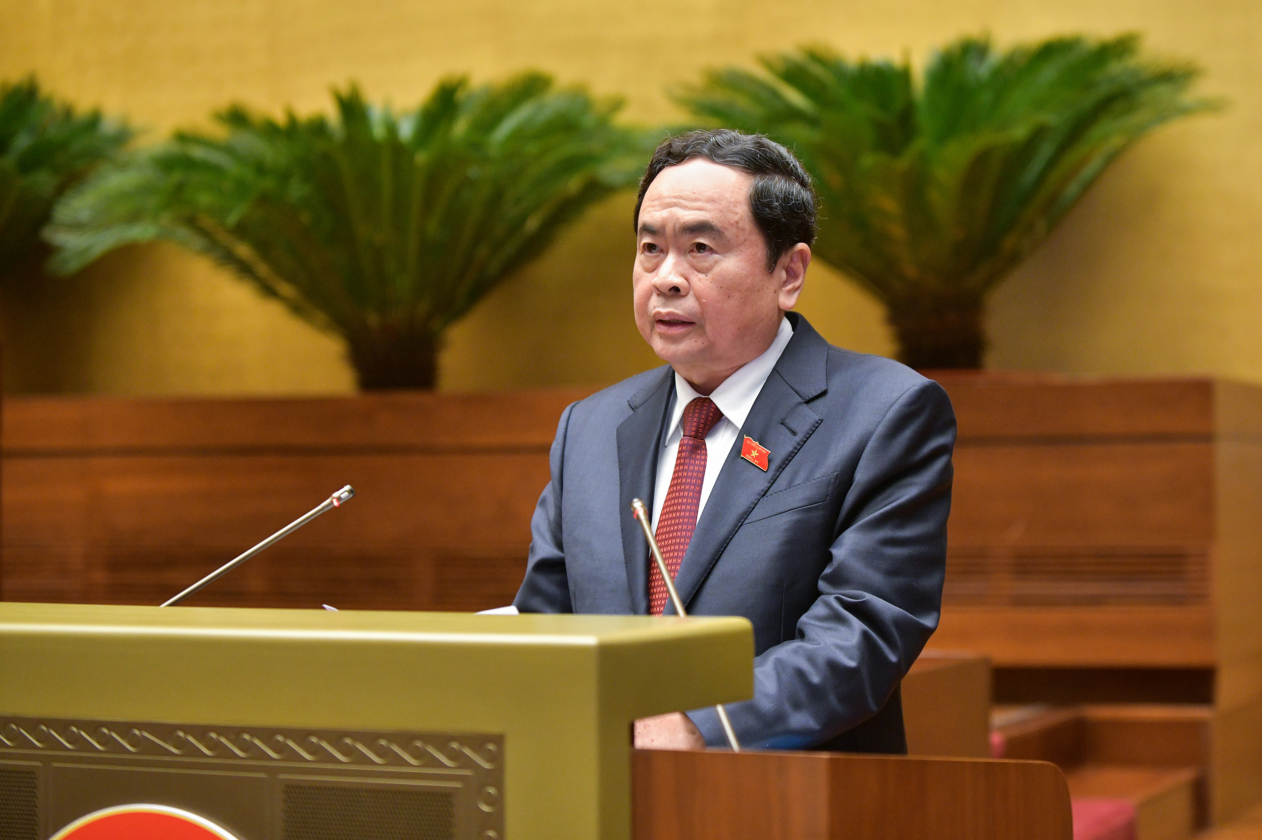 Ông Trần Thanh Mẫn được giới thiệu để bầu Chủ tịch Quốc hội- Ảnh 1.