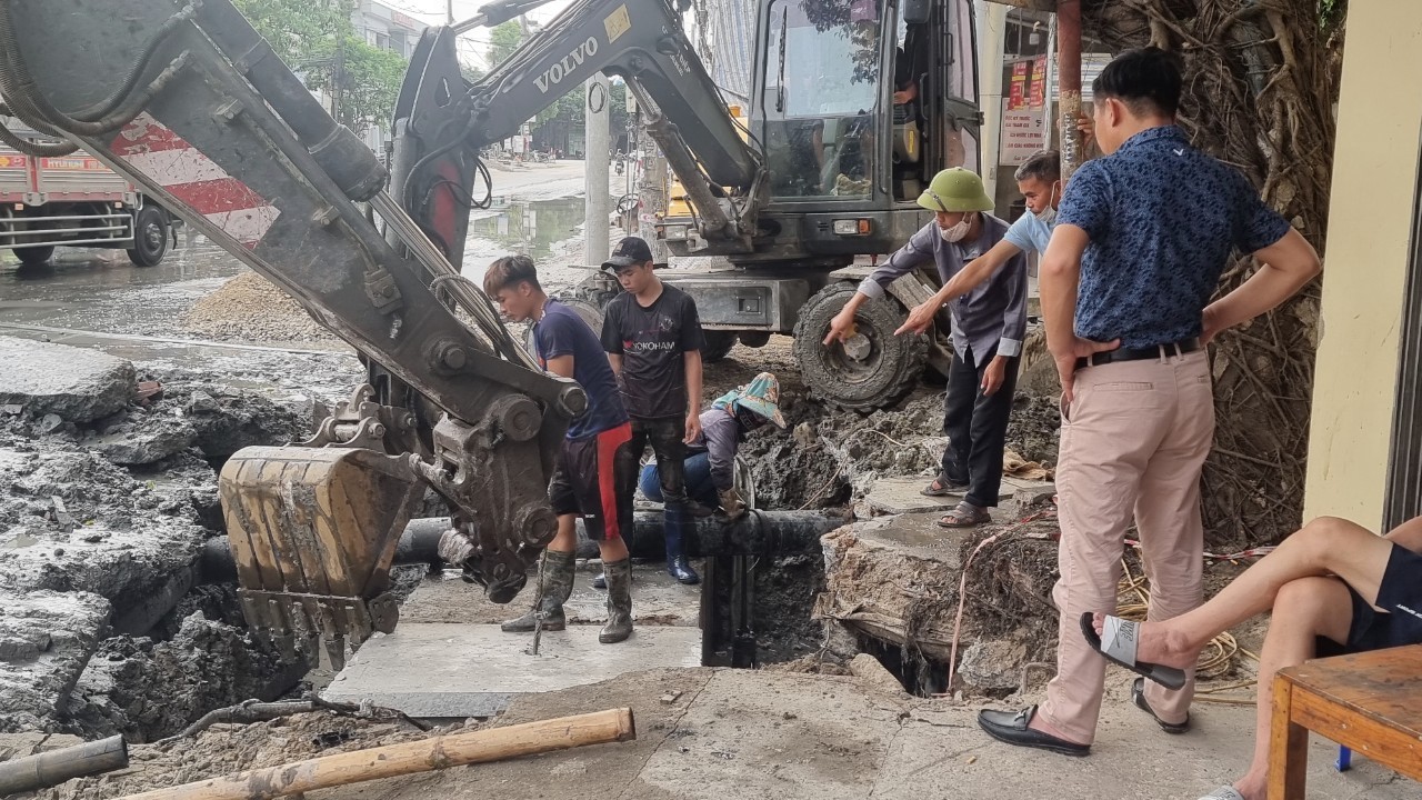 Thái Bình: Phát hoảng vì công trường dự án chỉnh trang đô thị thi công ẩu- Ảnh 3.