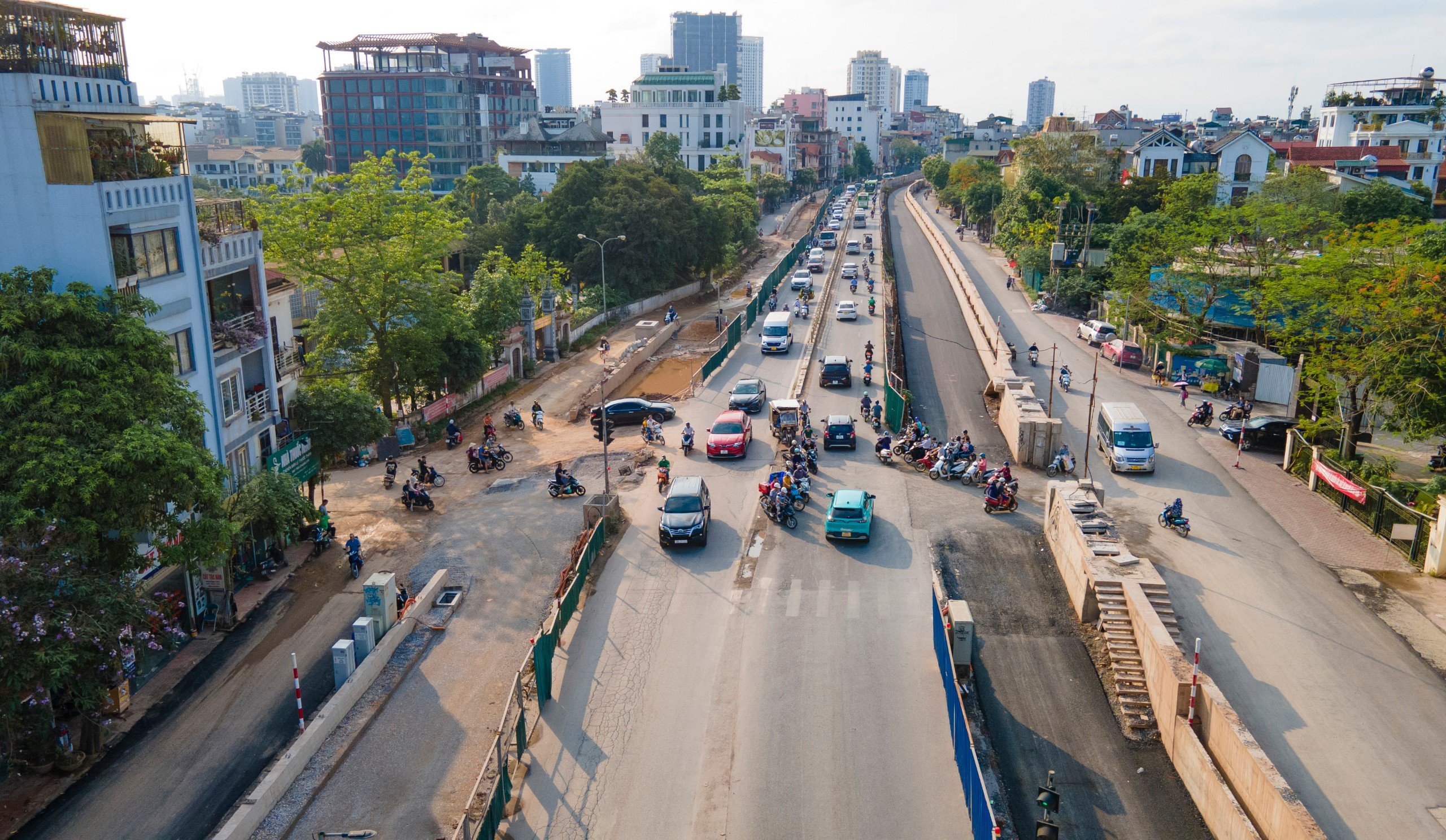 Hà Nội tổ chức lại giao thông đường Âu Cơ phục vụ thi công- Ảnh 1.